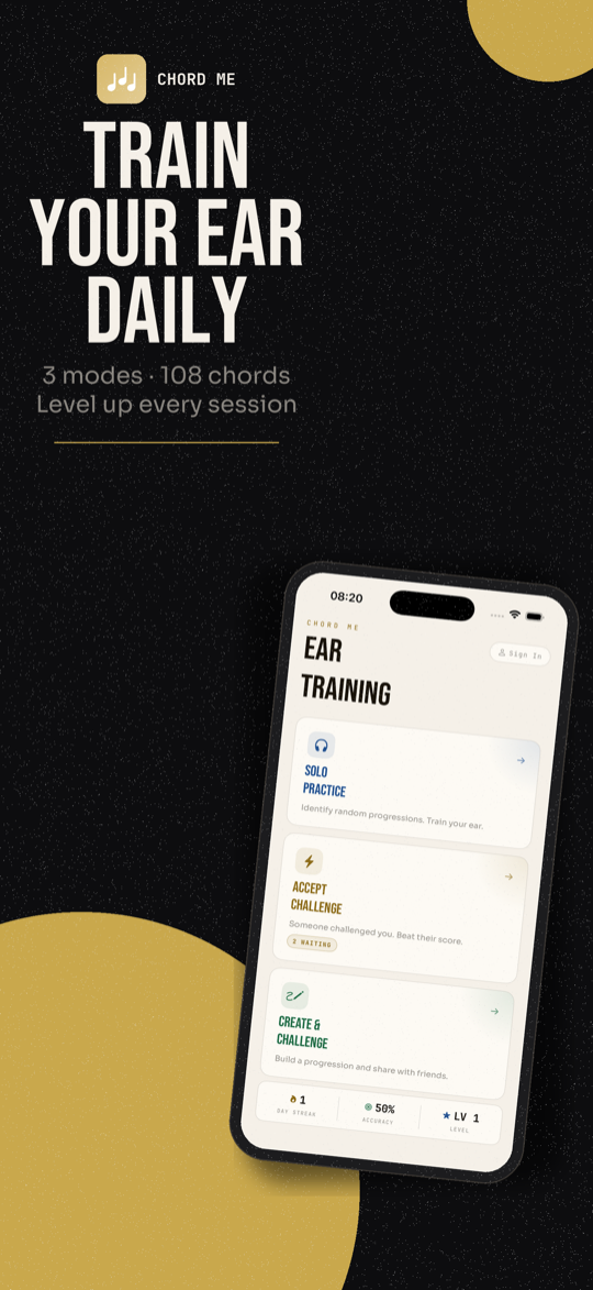 ChordMe ear training